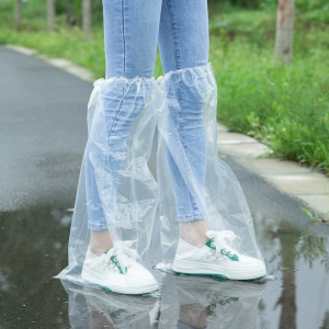 Disposable Long Thick Outdoor Raincoat Mens Style Full Body Waterproof Adult And Child Portable Transparent Rain Poncho for Hiking