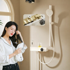 SSWW | Brass No-top Spray Shower Set Shelf Function