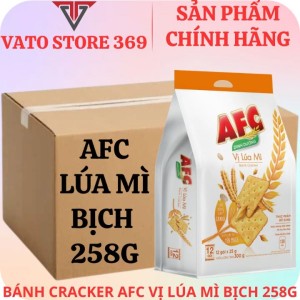 Bánh cracker AFC vị lúa mì bịch 258g