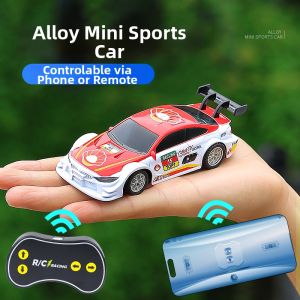 Mini Alloy Desktop RC Car with Dual Control via App