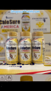 (HSD T11-2026) COMBO Lốc 6 Chai Sữa Pha Sẵn CaloSure America Vị Thanh Nhẹ 237ml.