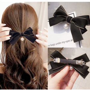 Elegant Hair Accessories for Women Half up Bun Hairpins Butterfly Knot Hair Clips Elastic Tail Hair Grips Spring Loaded Hair Clips