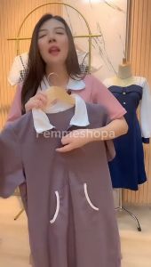 MRS. BAJU DRESS WANITA KEKINIAN / DRESS TERMURAH / DRESS WANITA / DRESS JUMBO - DRESS IRINDA POCKET