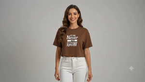 ( IF YOU NEVER TRY DESIGNS ) 2025 QUALITY TRENDY SEMI CROP TOP I LOOSE FIT I ONE SIZE FITS ALL ZUMBA WORKOUT SHIRT