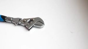 10 นิ้ว วงล้อประแจปรับ 5-In-1 เครื่องมือซ่อมแซม มัลติฟังก์ชั่ รวมประแจพับหัวโยกวงล้ออย่างรวดเร็วยืดไม่ผ่าตัด 5 ใน 1 เครื่องปรับอากาศ 10 นิ้ว