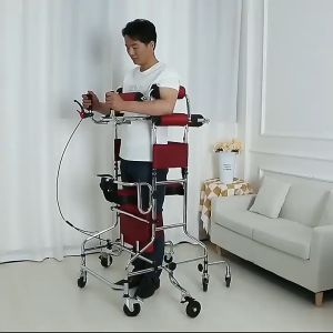 Rehabilitation Equipment Cerebral Palsy Childrens Walker Paraplegic Lower Limb Training Standing Frame Wheeled Walker Wheelchair Adjustable Walker