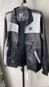 VIỆT TIẾN - Áo Khoác Gió Chống Nắng Thể Thao Màu Đen - Xám Trượt Nước Siêu Nhẹ Viettien Smart Casual