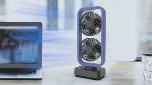 Opolar WH210RE 10000mAh Oscillating Tower Fan with Remote 16" Inch Cordless Rechargeable Table Fan Camping Hiking 野营迷