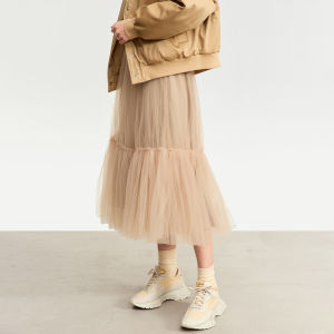 AMII | Autumn Loose Fit Petite Womens Tutu Skirt