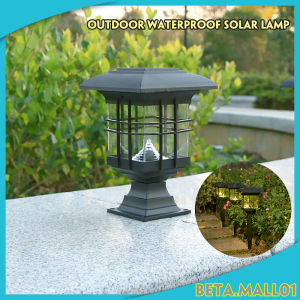 ไฟปักสนาม ไฟทางปักสนามพลังงานแสงอาทิตย์ แสงไฟสีวอม โคมไฟโซล่าเซลล์ อัตโนมัติ บรรยากาศพักผ่อน ไฟโซล่าเซลล์ A769