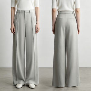AMII | Sun-Protective Durable Wide-Leg Pants Long Trousers