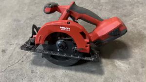 Hilti | HILTI SCW 22-A Handheld Cordless Lithium Electric Circular Saw Woodworking Cutting Machine Rail Saw Only Body Second-Hand