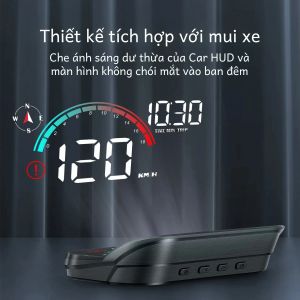 Đa Năng HUD GPS Màn Hình Hiển Thị Trên Đầu M22 Đồng Hồ Tốc Độ Máy Chiếu Đo Tốc Độ Đa Chức Năng Cho Tất Cả Các Xe Ô Tô MPH & KM/H Màn Hình Gắn Kính Chắn Gió