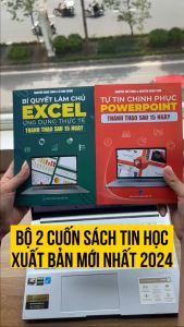 Sách Excel - Powerpoint Bộ 2 Cuốn Sách Tin Học Từ Cơ Bản Đến Nâng Cao - Tặng Video Hướng Dẫn + Khoá Học + FIle Thực Hành