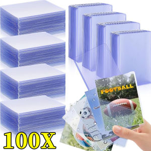 100/50pcs Clear PVC Card Sleeves / Korean Kpop Idol Photo Game Cards Cover / Waterproof Hard Plastic Card Protector