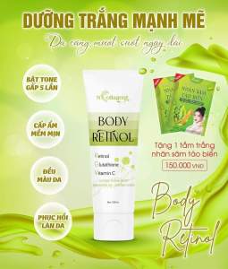BODY RETINOL DƯỠNG TRẮNG CẤP ẨM