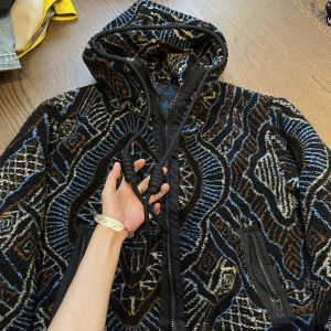 Áo Khoác Cotton Dannyandzee Ấm Áp Mùa Đông Dày Dặn Lót Lông Cừu Phong Cách Dân Tộc Có Mũ Trùm Đầu Cho Nam