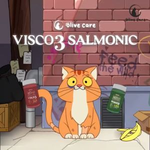 Fish Oil SALMONIC For Cat Dog Olive Care (1 Softgel) Minyak Ikan untuk Kucing Anjing