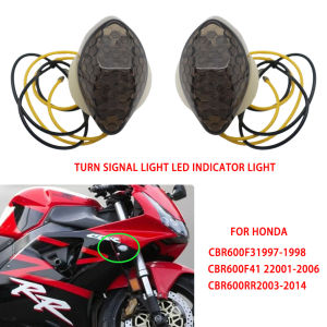 Motorcycle Signal Lamp LED Flush Mount Front Turn Signals Light For HONDA CBR600F3 CBR600F4i CBR600RR CBR 600F3 6004i 600RR