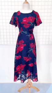 Đầm Trung Niên Thiết Kế Sang Trọng Đi Làm Đi Tiệc Thanh Lịch Cho Mẹ lt3018