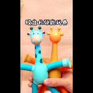 Hươu Nhún Cao Cổ Kéo Dài Rút Dính Phát Sáng Nhiều Màu Sắc Cho Bé - Đồ Chơi Trẻ Em