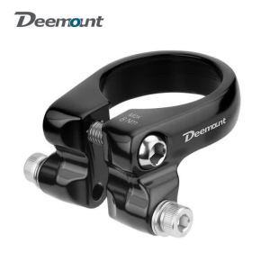 Bicycle Seat Post Shelf Connector 34.9mm Luggage Carrier Adaptor Extend Clamp Fit No Rack Hole Extend Clamp Cycling Accessories
