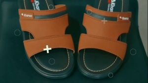 Sandal Pria Kulit Selop Kasual Khamzo K02 Kulit Slide Slop Casual