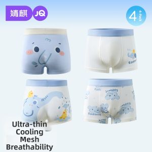 JoynCleon | Summer Thin Ice Silk Flat Angle Boy Underwear
