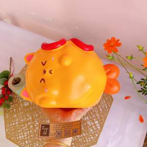 (17x19x24cm) 🍤 Tôm Chiên Bột - Mã SP 015 Heo đất cho người sành ăn ống tiết kiệm hình thức ăn