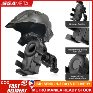 SEAMETAL Motorcycle Phone Holder Shockproof Smartphone Mount Airbag Shock Absorber Bracket