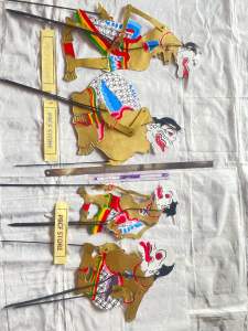 Wayang kertas Paket 5 KURAWA DURYUDONO SENGKUNI BUTO CAKIL ASWOTOMO KARNO