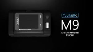 ToolkitRC M9 600W USB Fast Charing DC Smart Charger with Audio Function Adjustable Screen Angle For 1-8S Lipo LiHv LiFe Battery