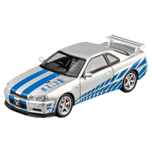 R34 GTR Alloy Simulation Car Model Toy