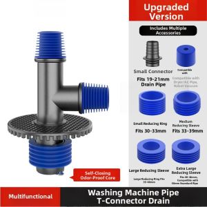 Odor Preventing Washing Machine Drain Connector