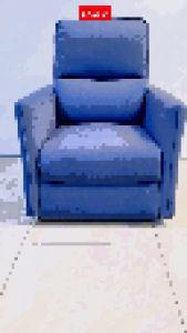 Archie Push Back Classic Fabric Single Recliner Sofa Modern Reclining Easy Lounge with Fabric Padded Seat Backrest(Pre-order-ETA 7-10 working days)