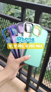 Hard Case For IPH 12 12Pro Pro Max Hologram Mika Casing Hybrid Kesing Silicon Silikon Cover Holo Macaron