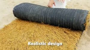 Gulungan Jerami Sintetis & Dekorasi Atap Rumput