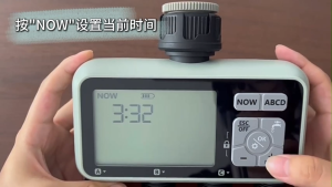 RCYAGO ระบบรดน้ำอัตโนมัติในสวนแบบอัตโนมัติตั้งเวลาได้4วาล์วชลประทานควบคุมย่อยอัจฉริยะแบบ YG-379ใช้กลางแจ้งหน้าจอใหญ่แบบยุโรปสีเขียวอ่อนมาตรฐาน