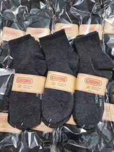 ถุงเท้าผู้ชายหุ้มข้อเท้าเนื้อผ้าดีแพ็คละ 100 บาทมี 1 แพ็ค12 คู่ มีสีเทาเข้ม เทาอ่อน ดำล้วน ข่าวล้วน