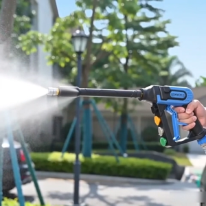 Súng Rửa Xe Cao Áp 5000PSI Khớp Nối Nhanh Kèm 5 Đầu Béc Phun Dụng Cụ Rửa Xe Vệ Sinh Sân Vườn Nhà Cửa Đa Năng