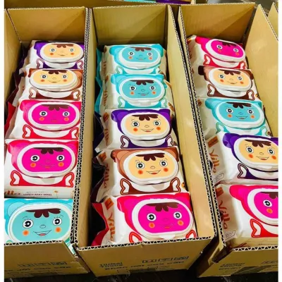 Sỉ combo 20 gói khăn ướt baby wipes 650g không mùi an toàn cho bé (hsd:2027)