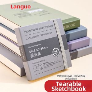 Languo | Square Portable Sketch and Painting Book Card Paper