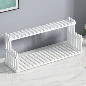 Desktop Multi-layer Mini Office Windowledge Plant Stand Wooden Small Plant Rack Floating Window Decorative Storage Rack