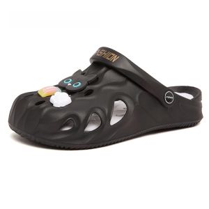 NB CROSS | NB Cross Official 2025 New Womens Sandals Two-Way Wear Headed Clog Shoes Flat Heel Beach Slippers Comfortable Breathable EVA