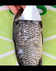 Dụng cụ bào vảy cá bằng thép không gỉ dùng cho gia đình Dụng cụ cạo vảy cá bằng tay-NIEVE