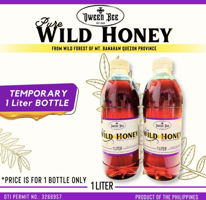 QWEEN BEE Pure Wild HONEY 1 Liter