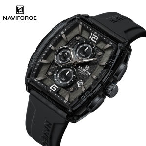 Đồng Hồ Naviforce Cho Nam Giới Ban Đầu 50M Không Thấm Nước Dây đeo Silicon Thể Thao Đồng hồ phát sáng Lịch Đồng hồ đeo tay thạch anh Thời Trang Giản Dị Nf6101