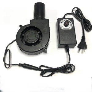 Air Blower with Speed Controller Blower Strong Wind Force Stove Cabinet Dust Extractors DC 12V Powered Fan Blower Cooling Fan