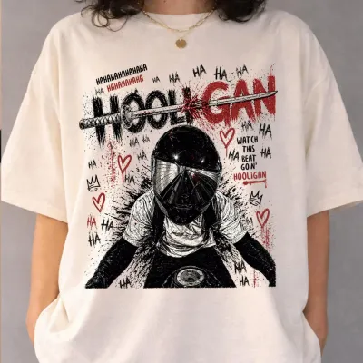 Bandai | Hooligan BTS JK Graphic Unisex 100%cotton Tshirt Arirang Album Tour Kpop Boy Band 2026 New Mens Womens Retro Fashion Shirt