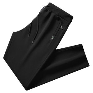 Quần Thể Thao Nam Size Lớn Có Lớp Lót Lông Cừu Dày Cho Mùa Thu Đông Cao Cấp Chân Thẳng Rời Phong Cách Hàng Mới Về